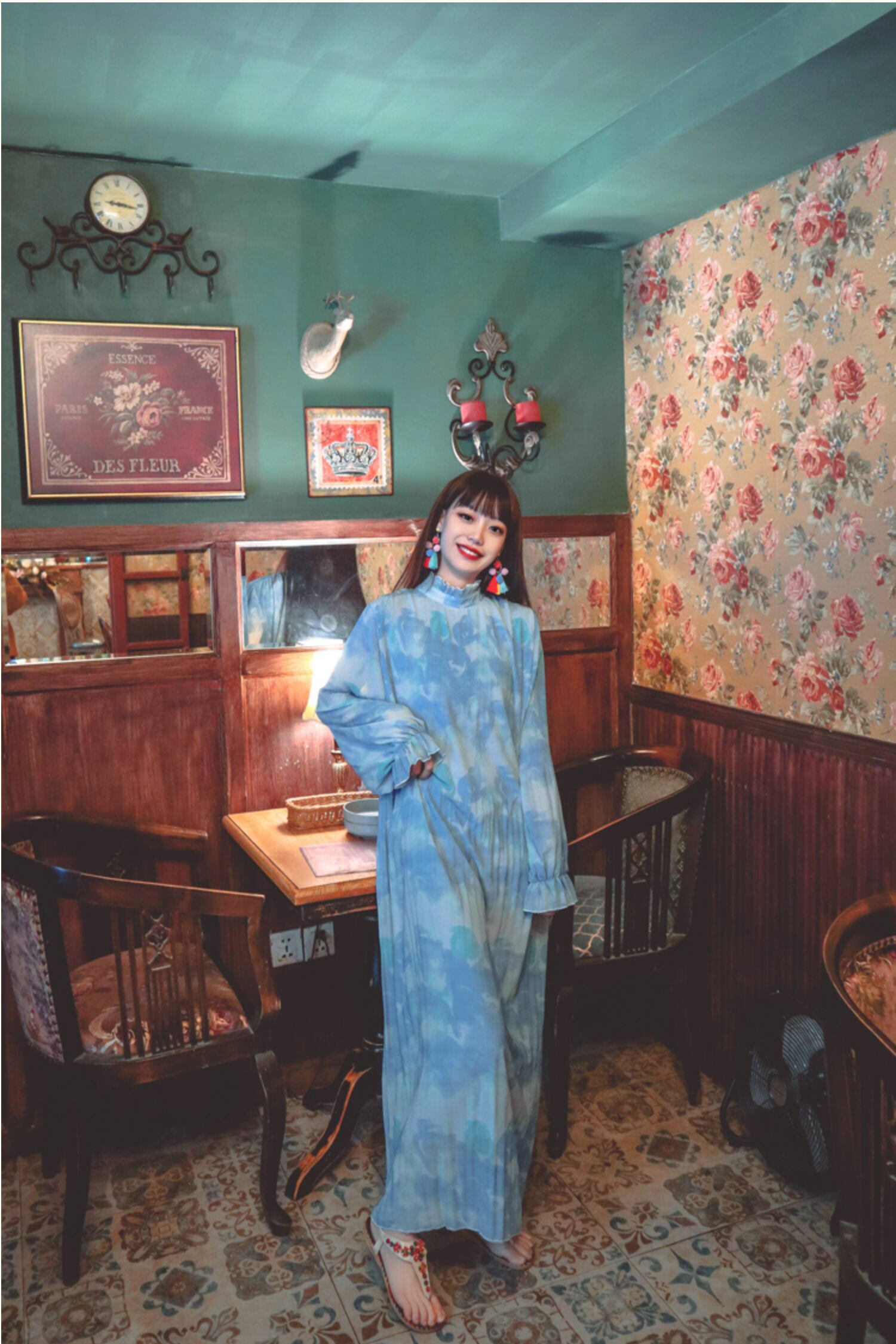 ワンピース ロングワンピース フレアワンピース ハイネック フリル襟 長袖 フリル袖 パフスリーブ ワンピース ロングワンピース フレアワンピース ハイネック フリル襟 長袖 フリル袖 パフスリーブ