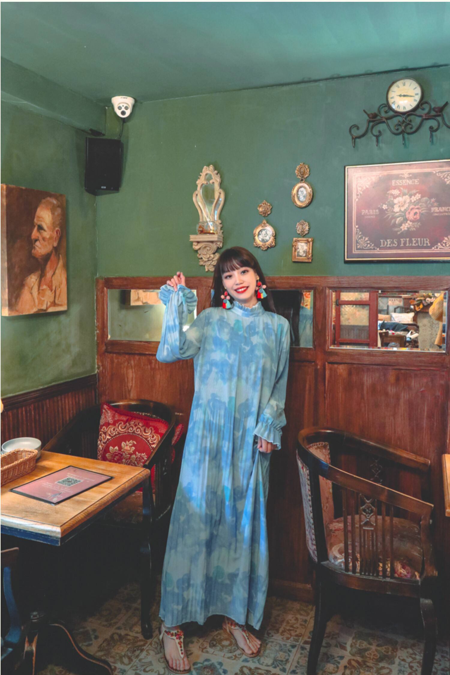 ワンピース ロングワンピース フレアワンピース ハイネック フリル襟 長袖 フリル袖 パフスリーブ ワンピース ロングワンピース フレアワンピース ハイネック フリル襟 長袖 フリル袖 パフスリーブ