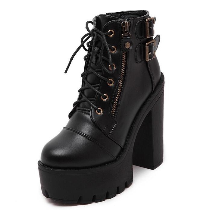 ショートブーツ レディース 厚底ブーツ エンジニアブーツ ショート イギリス風 ブーツレースアップ ショートブーツ レディース 厚底ブーツ エンジニアブーツ ショート イギリス風 ブーツレースアップ