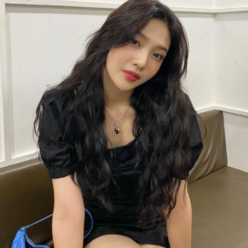 Love Lock Heart Necklace_レッド ベルベット ジョイ着用