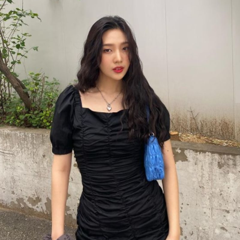 Love Lock Heart Necklace_レッド ベルベット ジョイ着用