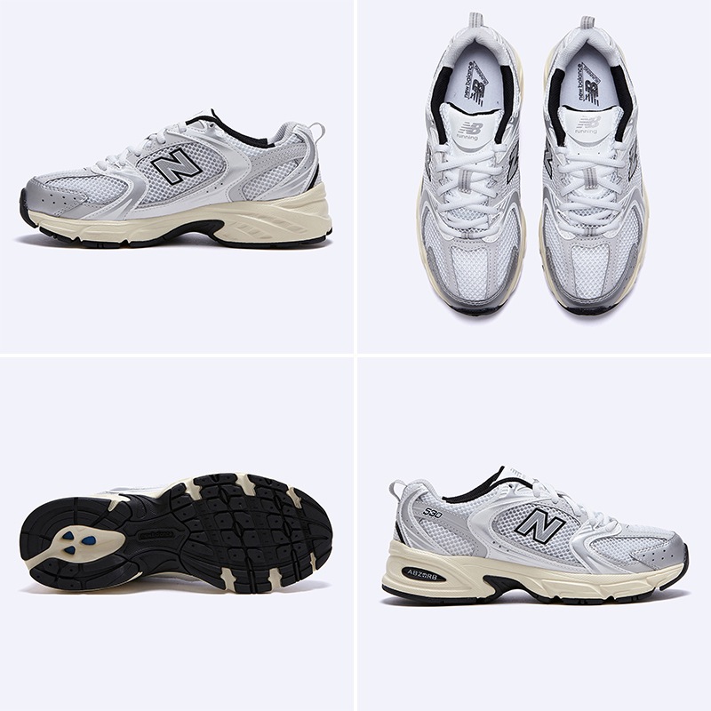 MR530 スニーカー 全7カラー 運動靴 人気 レディース メンズ ハイテク 韓国 シューズ ユニセックス ホワイト グレー 白 日本未入荷 かわいい コーデ ダッドスニーカー