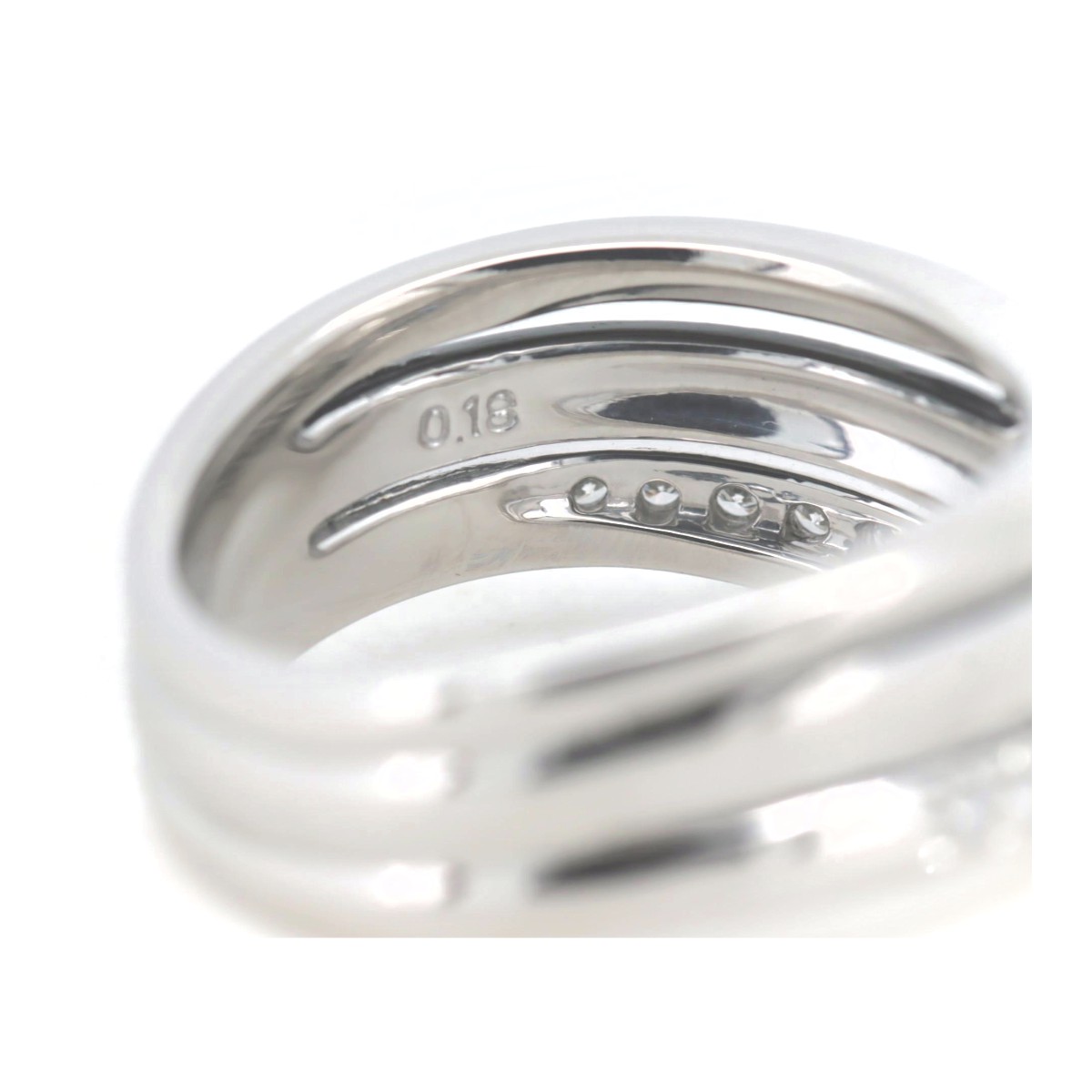 ダイヤモンド リング 指輪 0.56ct 0.18ct 14.5号 Pt900(プラチナ) 質屋出品