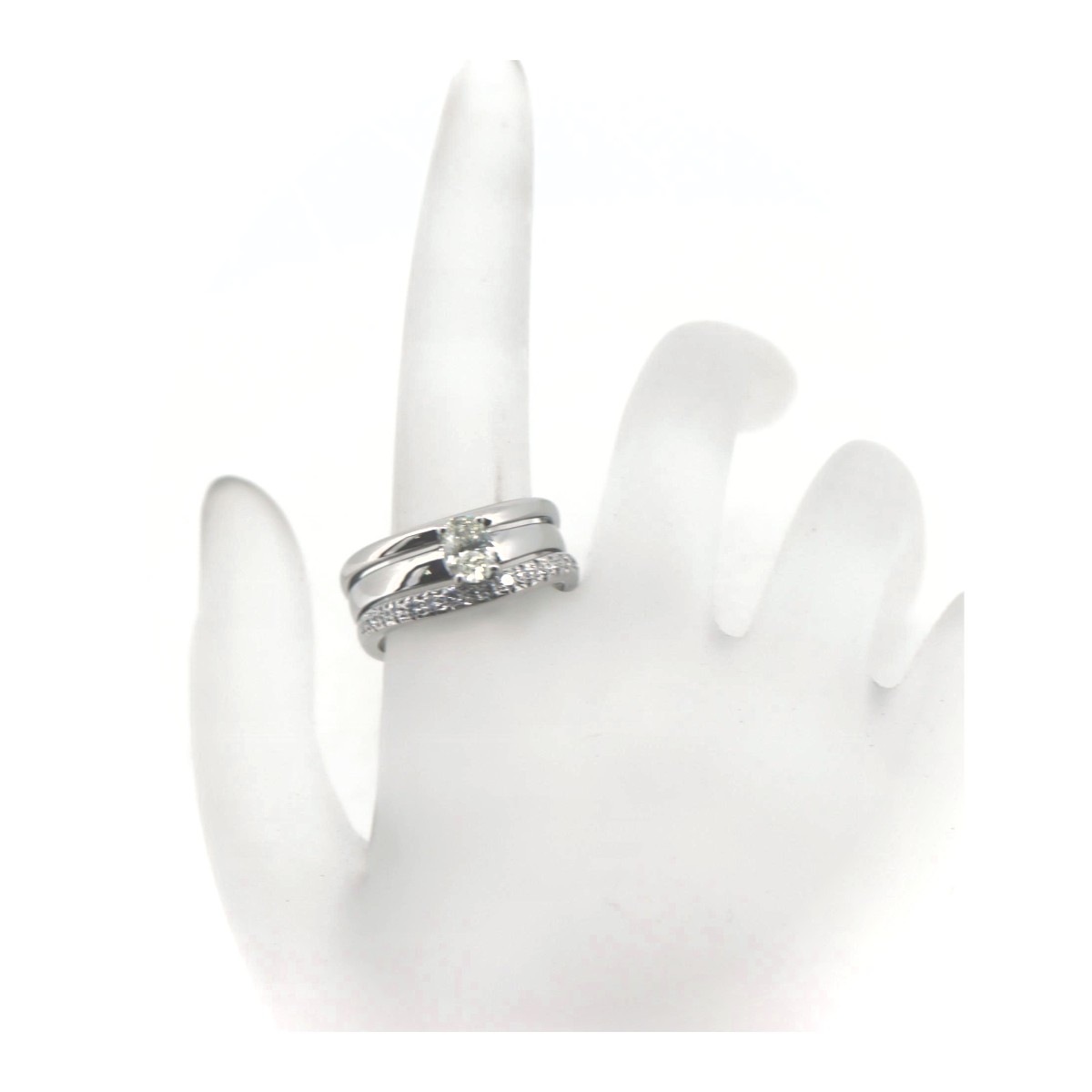 ダイヤモンド リング 指輪 0.56ct 0.18ct 14.5号 Pt900(プラチナ) 質屋出品