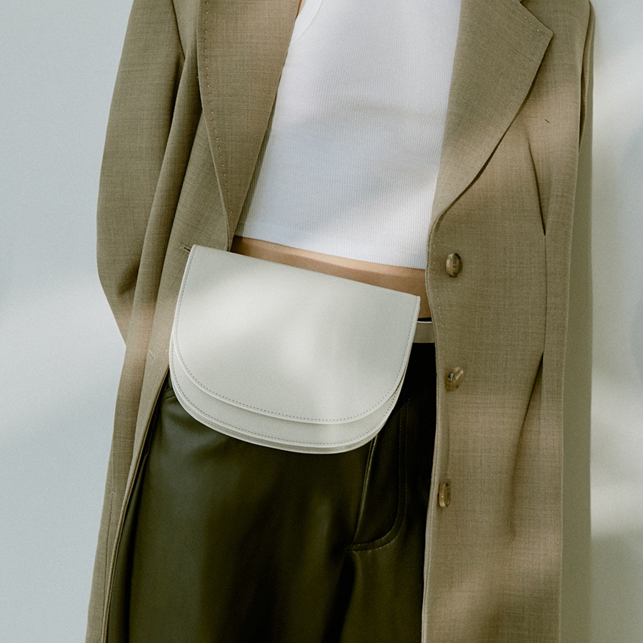 ELBATEGEV]韓国の人気elba mini bag - Pale Stone