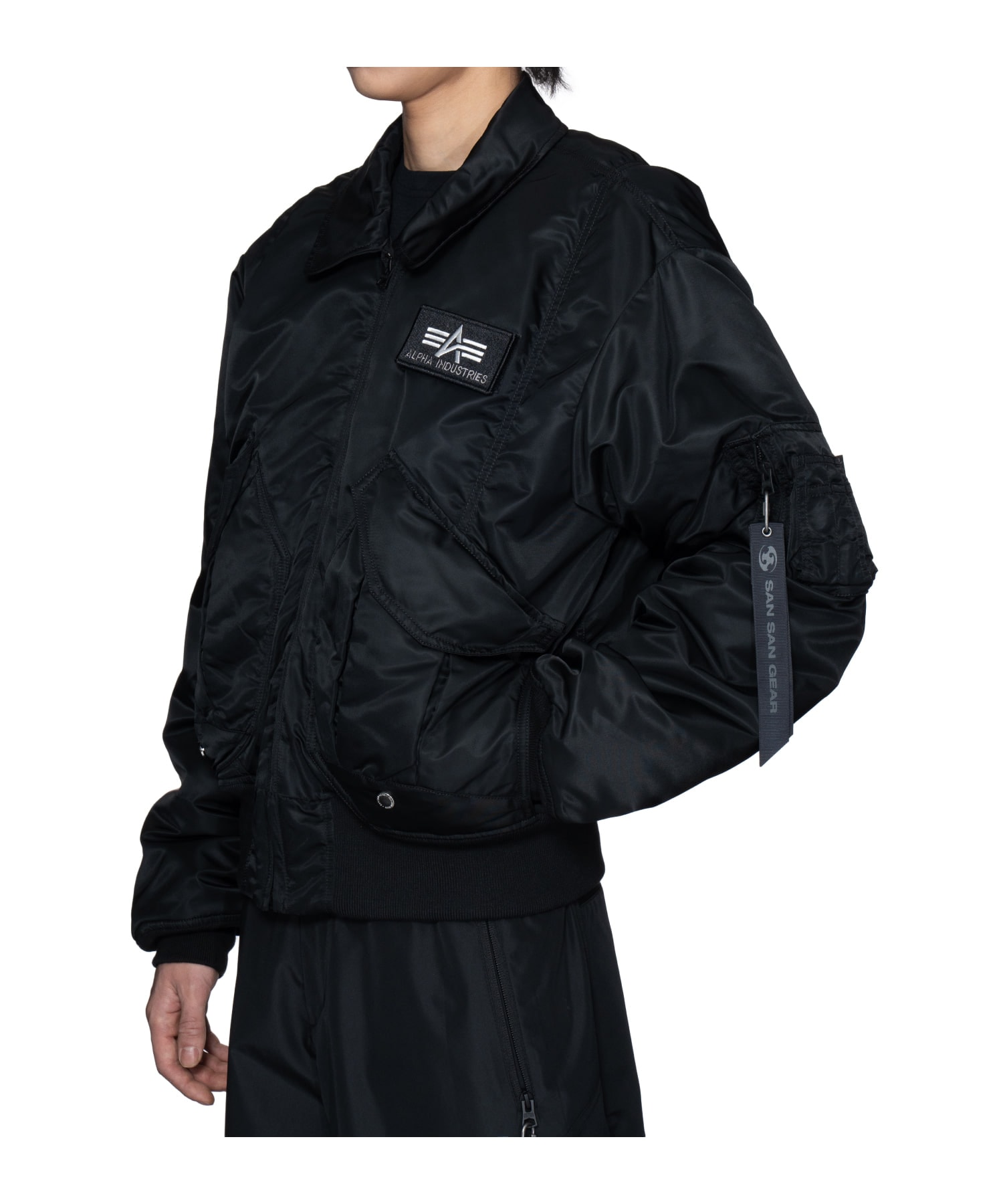 SAN SAN GEAR X ALPHA MA-1 FLIGHT JACKE.T