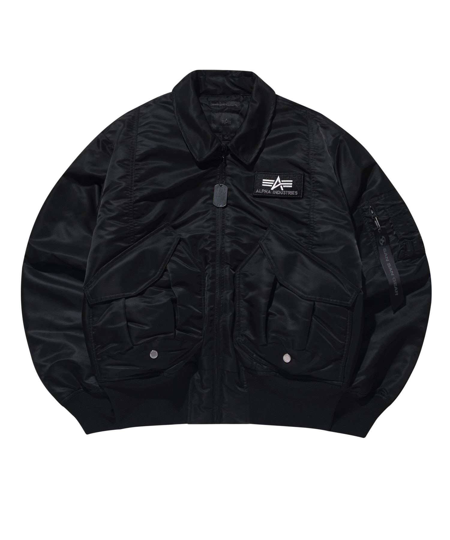 SANSANGEAR】23FW SAN SAN GEAR X ALPHA INDUSTRIES MA-1 FLIGHT