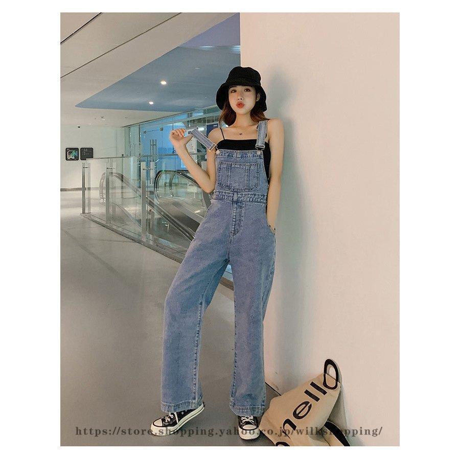 デニム サロペット レディース オールインワン デニムサロペット パンツ ズボン ジーンズ オーバーオール ロング丈 ゆったり カジュアル 着こなせ デニム サロペット レディース オールインワン デニムサロペット パンツ ズボン ジーンズ オーバーオール ロング丈 ゆったり カジュアル 着こなせ