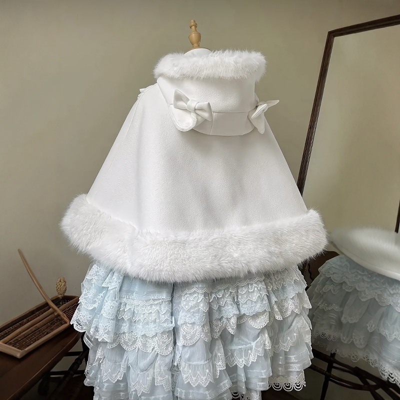 【猫マント】カスタム新冬ブルーロリータジャケットlolitaベルベットマントjskスカートマント 【猫マント】カスタム新冬ブルーロリータジャケットlolitaベルベットマントjskスカートマント