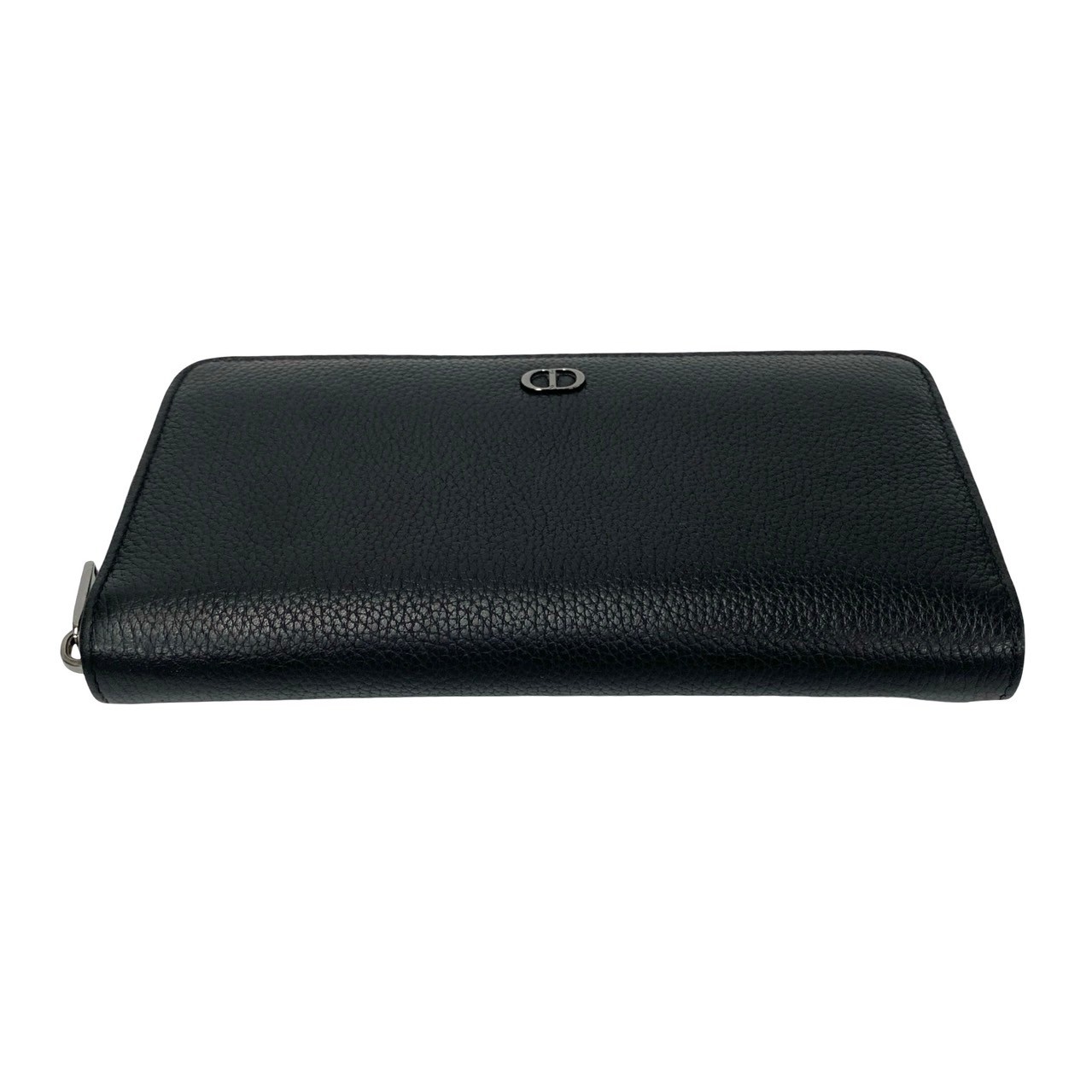CD ロゴ 金具長財布 レザー ブラック 85915 CD ロゴ 金具長財布 レザー ブラック 85915