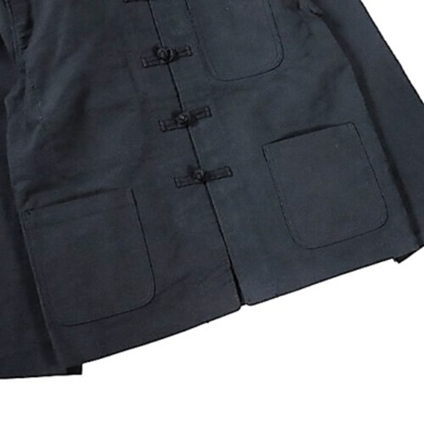 モールスキンチャイナジャケット : アウトドア ブラック... 低価特価