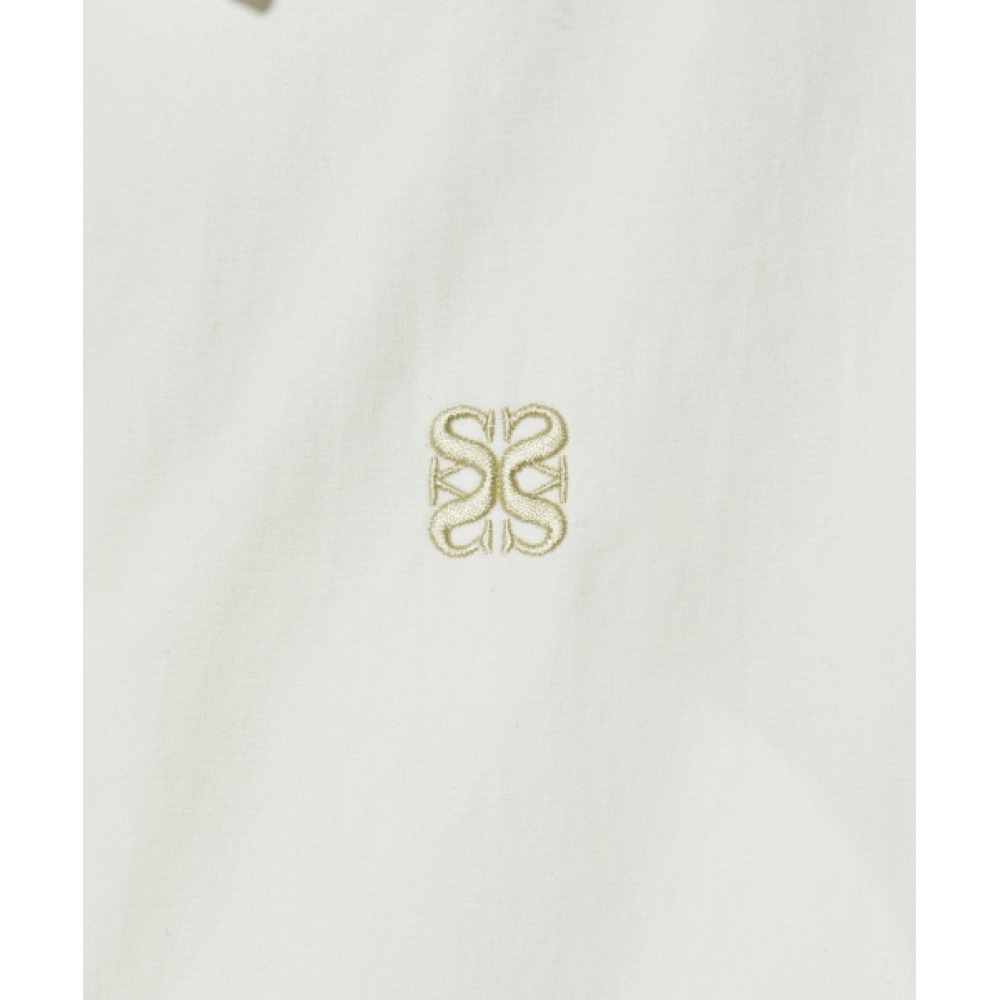 SATUR ランタナコットンシャツフローラルホワイト