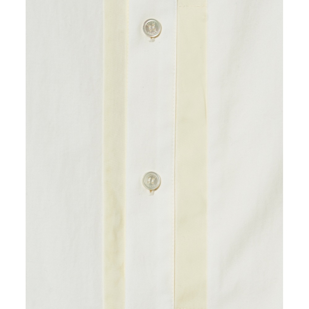 SATUR ランタナコットンシャツフローラルホワイト