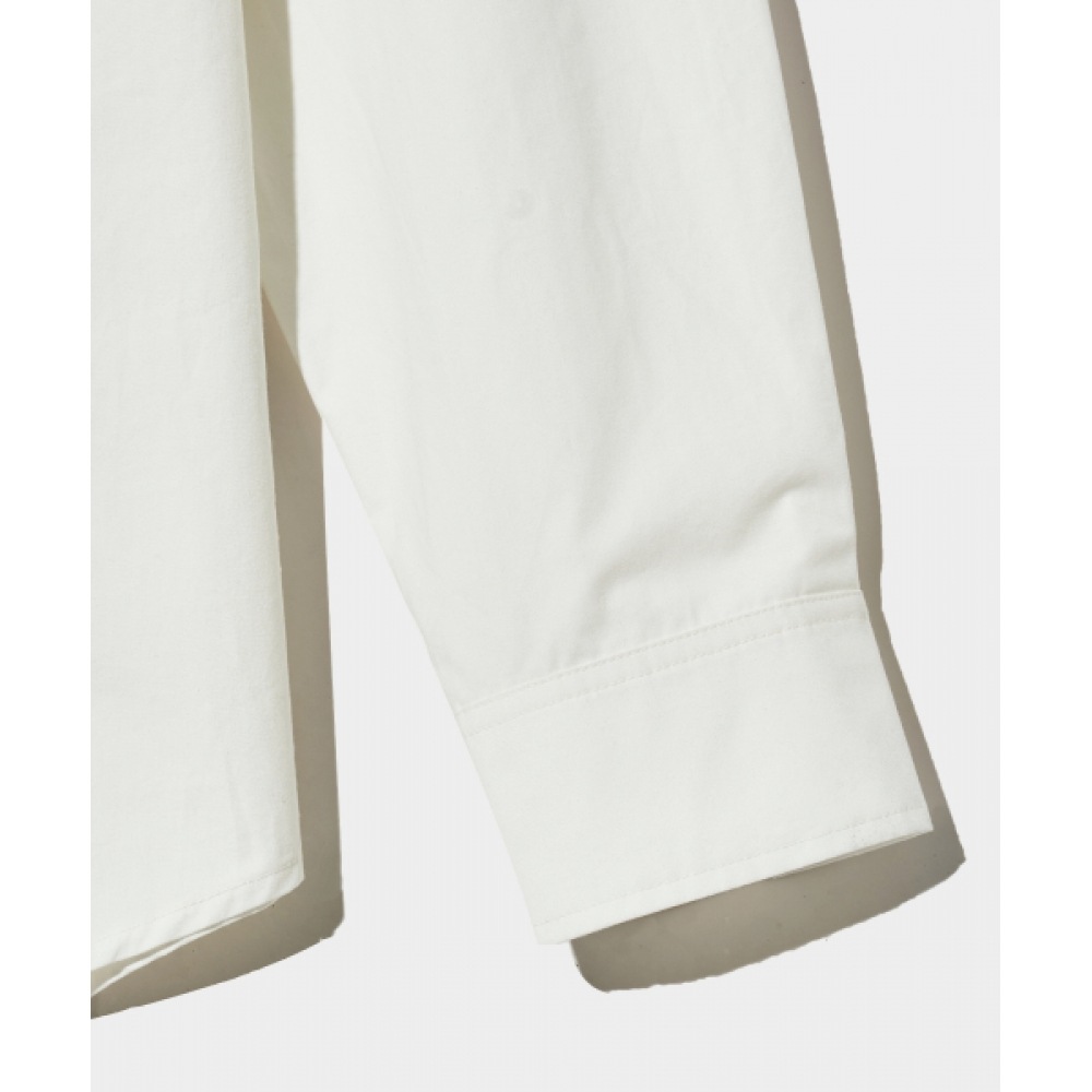 SATUR ランタナコットンシャツフローラルホワイト