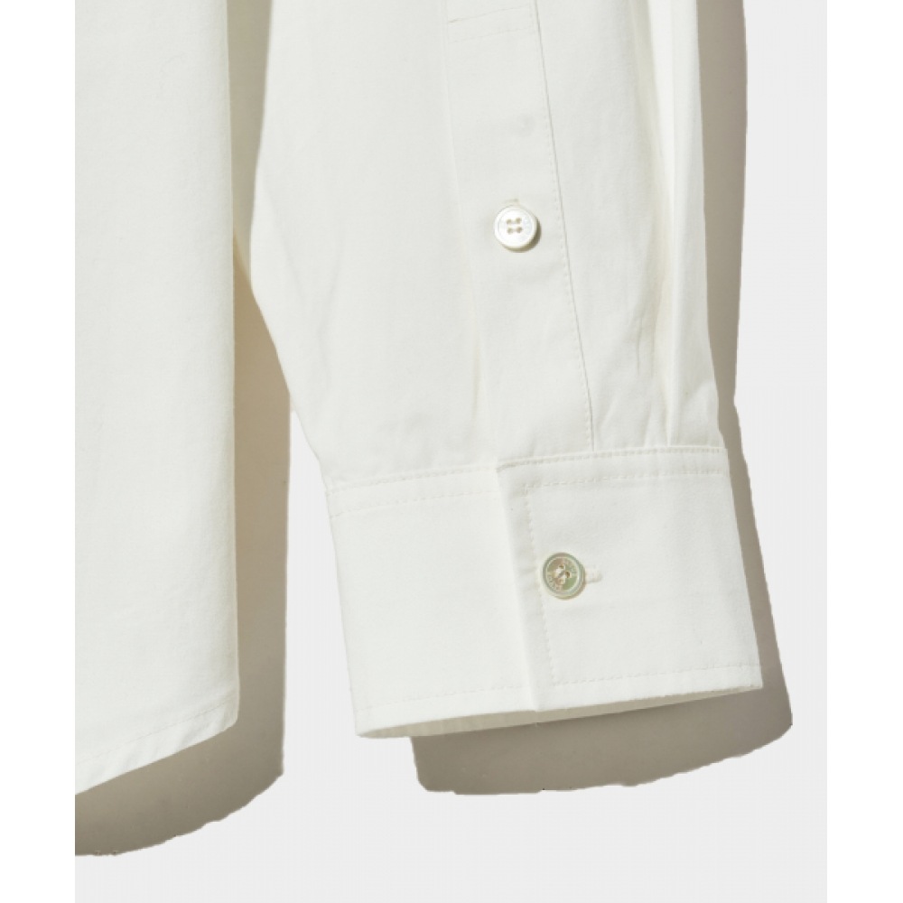 SATUR ランタナコットンシャツフローラルホワイト