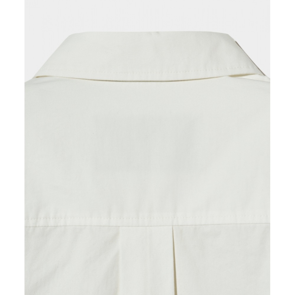 SATUR ランタナコットンシャツフローラルホワイト