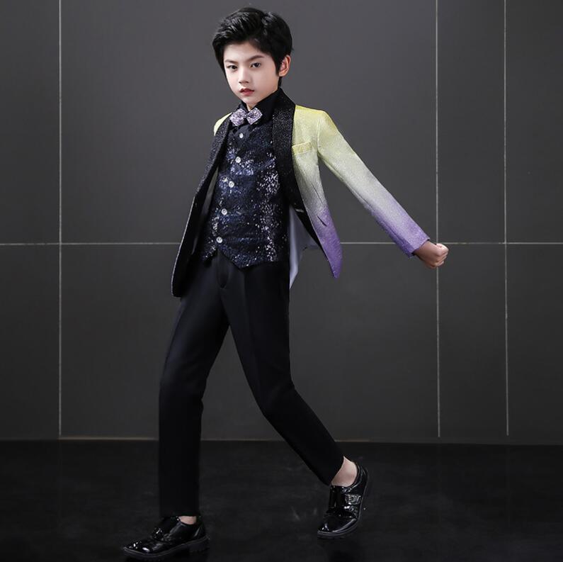 激安セール 子供用舞台スーツ キッズ礼服 子供フォーマルスーツセット 男の子紳士服 子供服 子どもタキシード グラデーションカラー テーラードジャケット フォーマルセット 舞台衣装 学園祭 イベント 激安セール 子供用舞台スーツ キッズ礼服 子供フォーマルスーツセット 男の子紳士服 子供服 子どもタキシード グラデーションカラー テーラードジャケット フォーマルセット 舞台衣装 学園祭 イベント