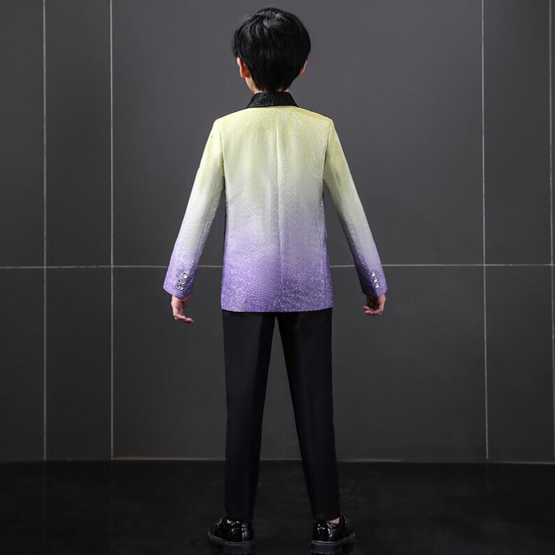 激安セール 子供用舞台スーツ キッズ礼服 子供フォーマルスーツセット 男の子紳士服 子供服 子どもタキシード グラデーションカラー テーラードジャケット フォーマルセット 舞台衣装 学園祭 イベント 激安セール 子供用舞台スーツ キッズ礼服 子供フォーマルスーツセット 男の子紳士服 子供服 子どもタキシード グラデーションカラー テーラードジャケット フォーマルセット 舞台衣装 学園祭 イベント