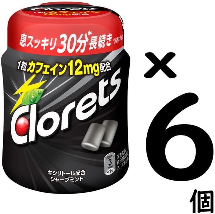 モンデリーズ クロレッツ クロレッツXPシャープミントボトルR 140g ×6個