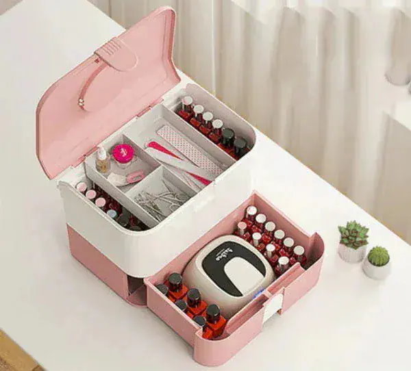 コスミーナ コスメ 収納 メイクボックス ネイルスタンド マニキュア ケース コスミーナ コスメ 収納 メイクボックス ネイルスタンド マニキュア ケース