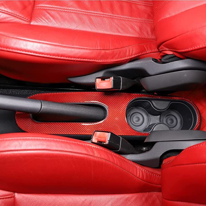 FOR FIAT 500 2011-2019年適用 カーボンファイバースタイルの車内および外装装飾トリムキット 赤( 赤 - 炭素繊維のテクスチャ, スタイル 11) FOR FIAT 500 2011-2019年適用 カーボンファイバースタイルの車内および外装装飾トリムキット 赤( 赤 - 炭素繊維のテクスチャ, スタイル 11)