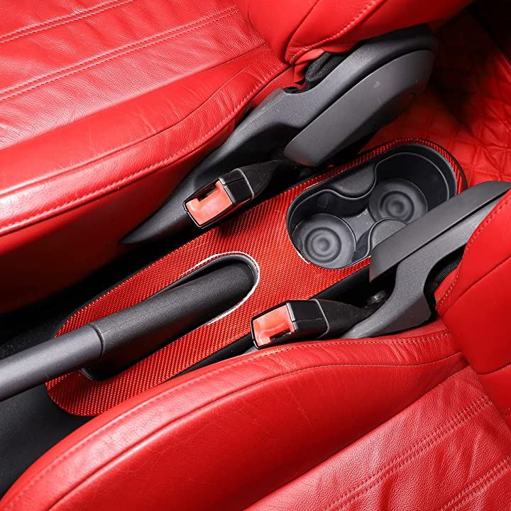 FOR FIAT 500 2011-2019年適用 カーボンファイバースタイルの車内および外装装飾トリムキット 赤( 赤 - 炭素繊維のテクスチャ, スタイル 11) FOR FIAT 500 2011-2019年適用 カーボンファイバースタイルの車内および外装装飾トリムキット 赤( 赤 - 炭素繊維のテクスチャ, スタイル 11)
