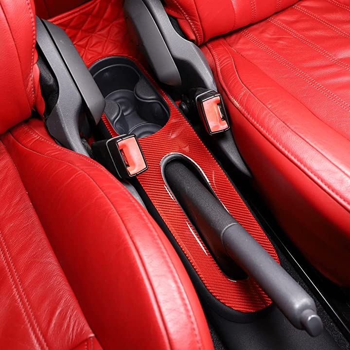FOR FIAT 500 2011-2019年適用 カーボンファイバースタイルの車内および外装装飾トリムキット 赤( 赤 - 炭素繊維のテクスチャ, スタイル 11) FOR FIAT 500 2011-2019年適用 カーボンファイバースタイルの車内および外装装飾トリムキット 赤( 赤 - 炭素繊維のテクスチャ, スタイル 11)