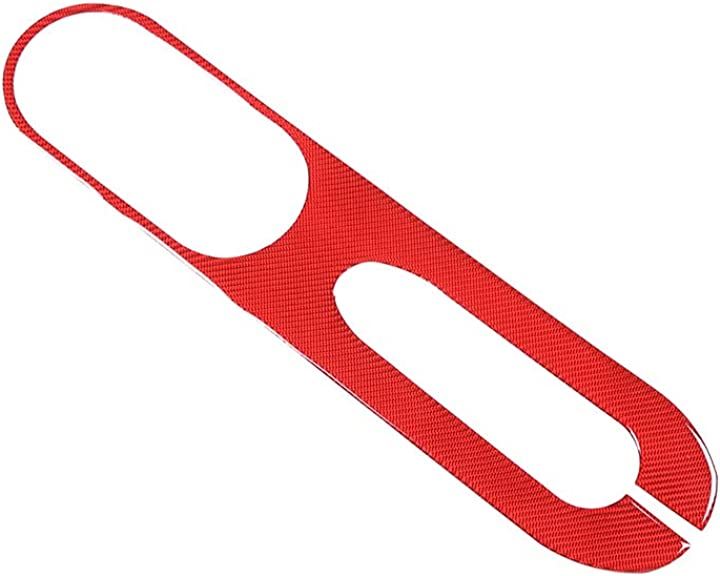 FOR FIAT 500 2011-2019年適用 カーボンファイバースタイルの車内および外装装飾トリムキット 赤( 赤 - 炭素繊維のテクスチャ, スタイル 11) FOR FIAT 500 2011-2019年適用 カーボンファイバースタイルの車内および外装装飾トリムキット 赤( 赤 - 炭素繊維のテクスチャ, スタイル 11)