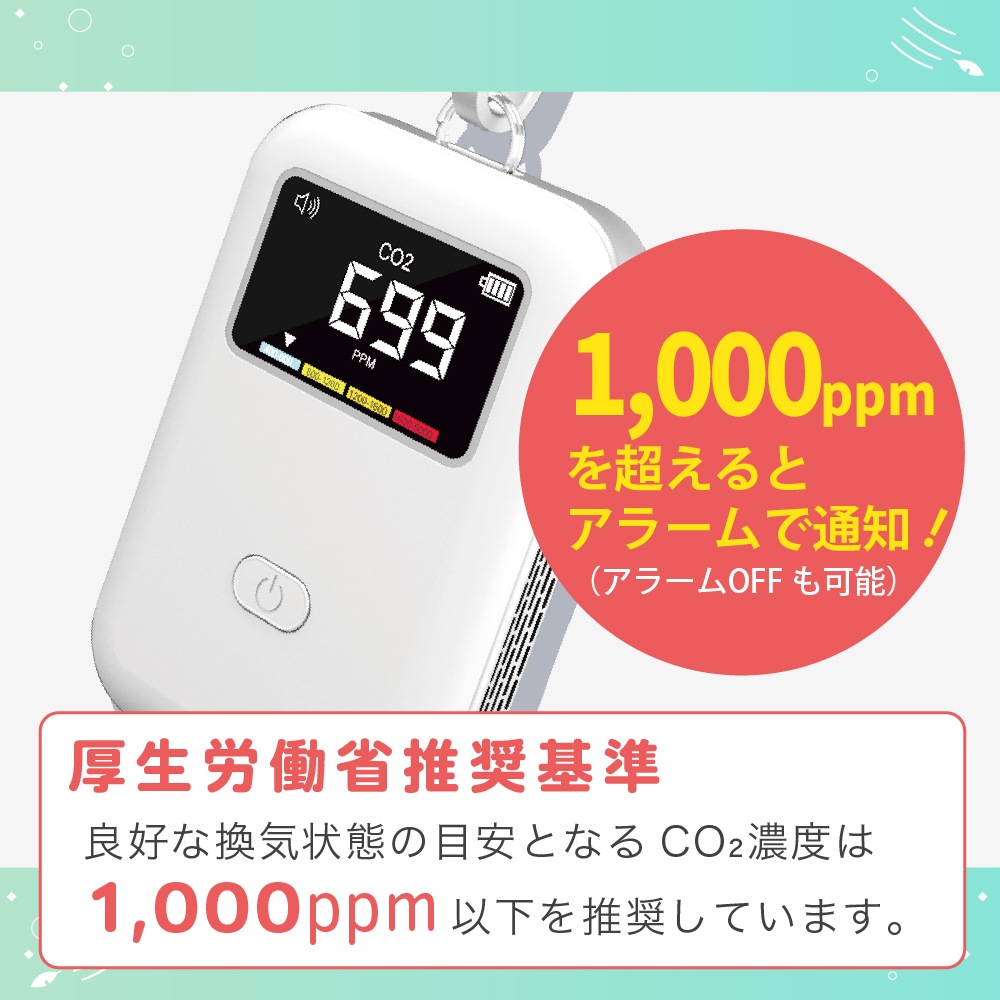 モバイルCO2マネージャー CO2センサー 二酸化炭素 濃度計 日本語説明書 二酸化炭素 濃度計