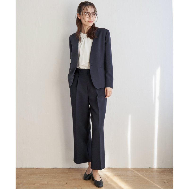 【洗濯機で洗える/フォーマル対応】ウォッシャブルVネックジャケット【セットアップ対応】 【洗濯機で洗える/フォーマル対応】ウォッシャブルVネックジャケット【セットアップ対応】