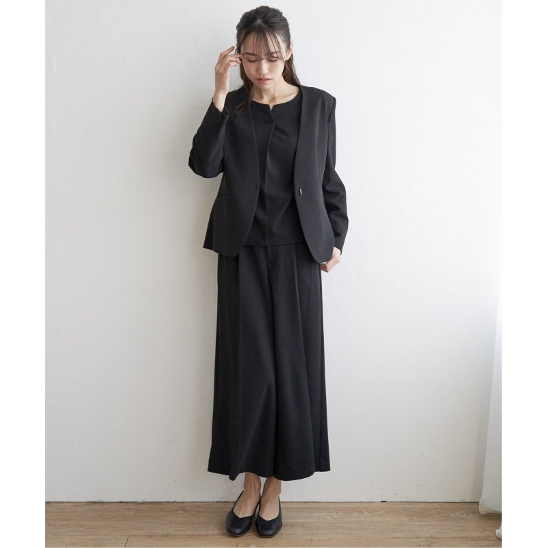 【洗濯機で洗える/フォーマル対応】ウォッシャブルVネックジャケット【セットアップ対応】 【洗濯機で洗える/フォーマル対応】ウォッシャブルVネックジャケット【セットアップ対応】