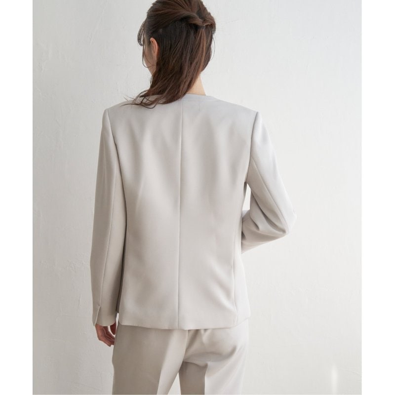 【洗濯機で洗える/フォーマル対応】ウォッシャブルVネックジャケット【セットアップ対応】 【洗濯機で洗える/フォーマル対応】ウォッシャブルVネックジャケット【セットアップ対応】