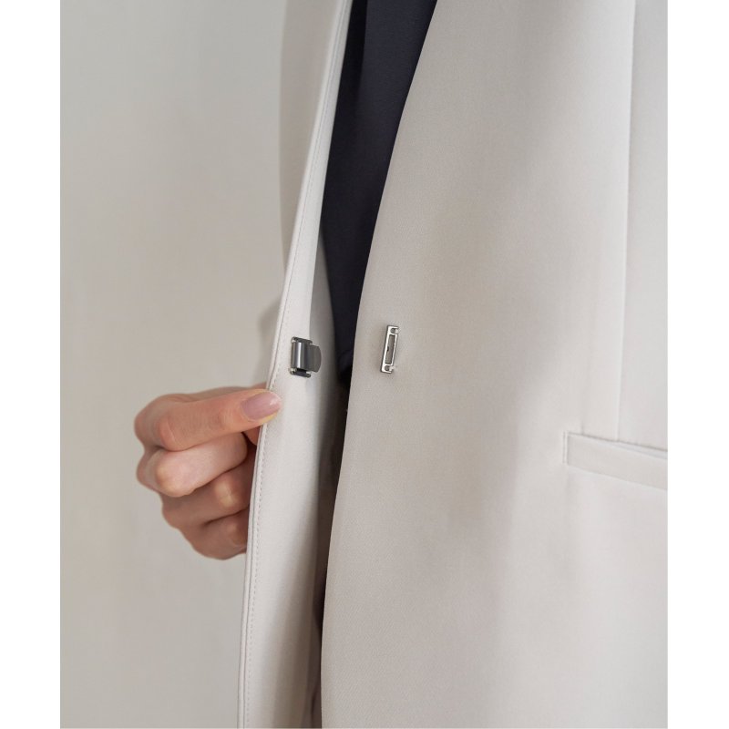 【洗濯機で洗える/フォーマル対応】ウォッシャブルVネックジャケット【セットアップ対応】 【洗濯機で洗える/フォーマル対応】ウォッシャブルVネックジャケット【セットアップ対応】