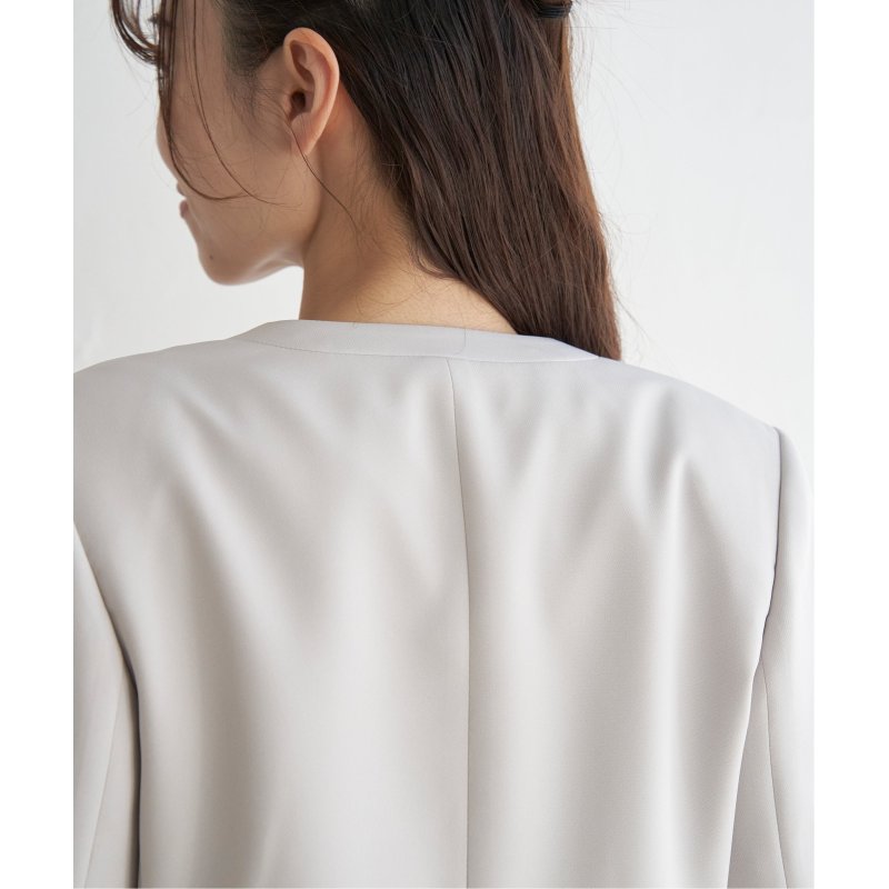 【洗濯機で洗える/フォーマル対応】ウォッシャブルVネックジャケット【セットアップ対応】 【洗濯機で洗える/フォーマル対応】ウォッシャブルVネックジャケット【セットアップ対応】