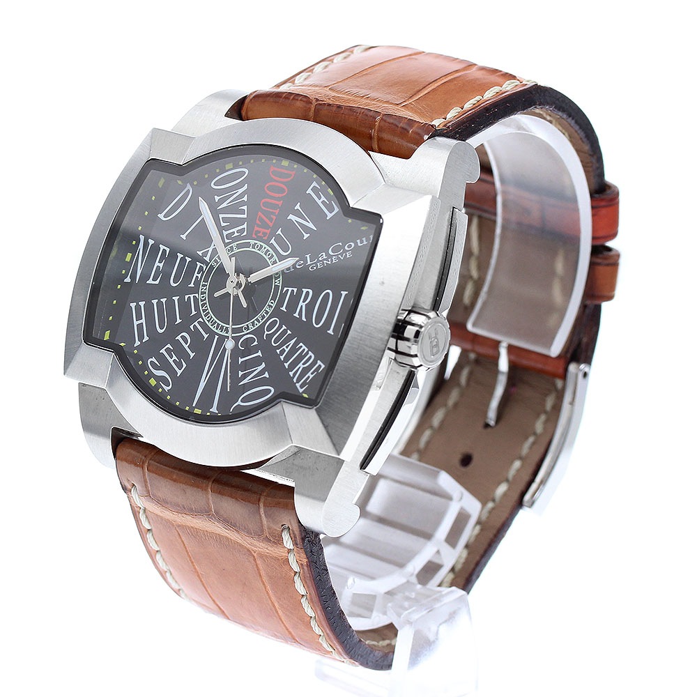 ドゥラクール deLaCour サクラ クラシック Limited edition 500本限定 自動巻き メンズ _898978【中古】 ドゥラクール deLaCour サクラ クラシック Limited edition 500本限定 自動巻き メンズ _898978【中古】