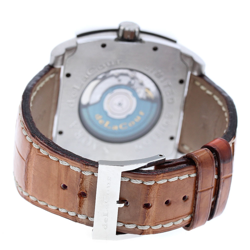 ドゥラクール deLaCour サクラ クラシック Limited edition 500本限定 自動巻き メンズ _898978【中古】 ドゥラクール deLaCour サクラ クラシック Limited edition 500本限定 自動巻き メンズ _898978【中古】