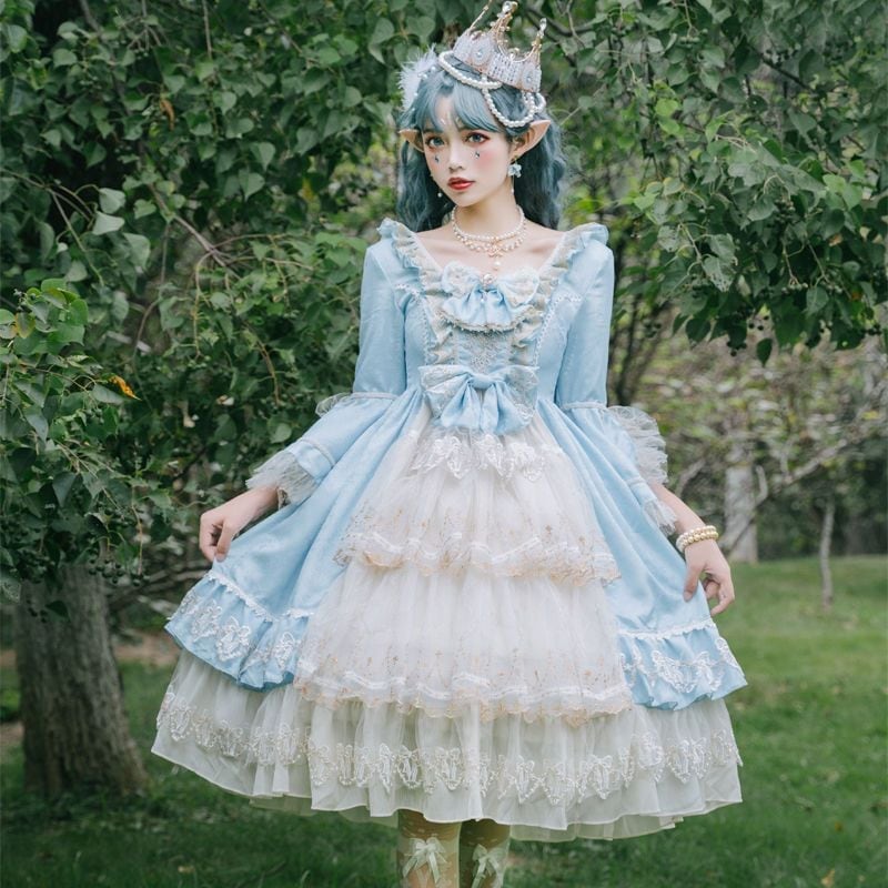 ロリータドレスロリータ重工ティーパーティー花嫁ワンピース女