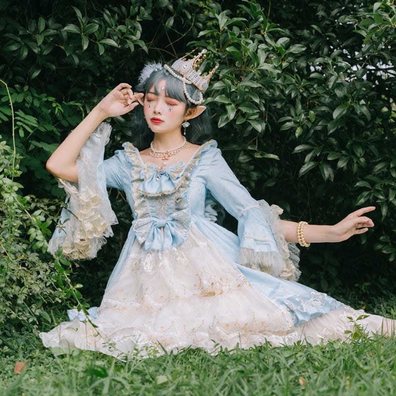 ロリータドレスロリータ重工ティーパーティー花嫁ワンピース女