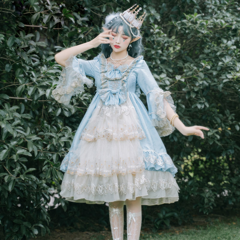 ロリータドレスロリータ重工ティーパーティー花嫁ワンピース女