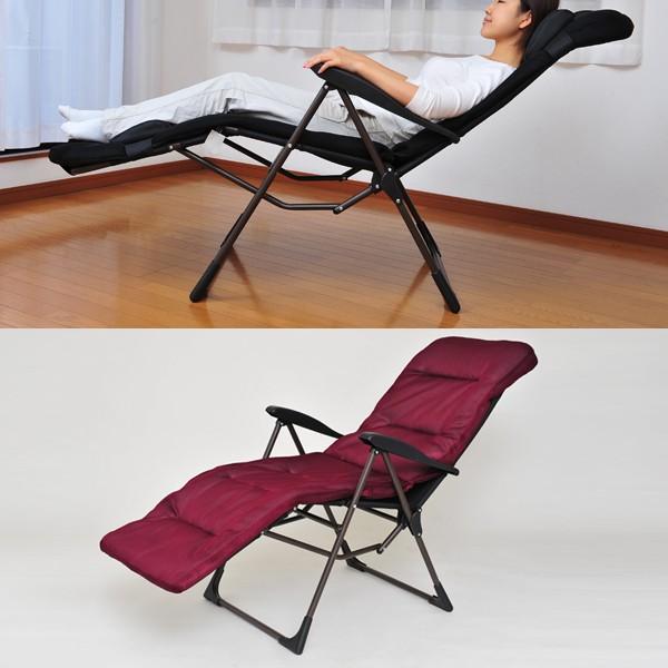 リクライニングチェア 折り畳み式 椅子 折畳みチェアー 赤 レッド 黒 ブラック カバー リクライニング リクライニングチェア 折り畳み式 椅子 折畳みチェアー 赤 レッド 黒 ブラック カバー リクライニング