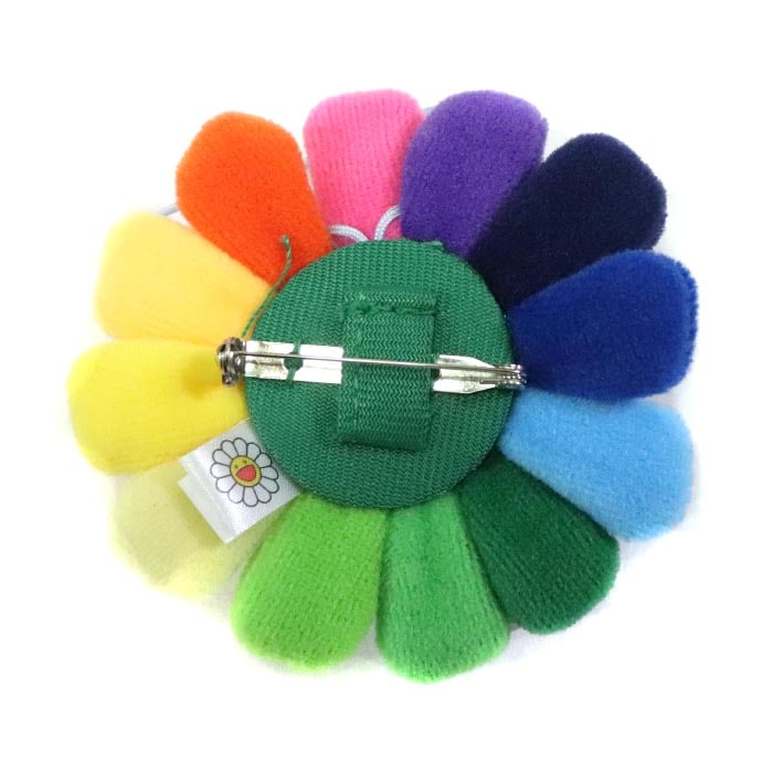 村上隆 Flower Keychain Rainbow White