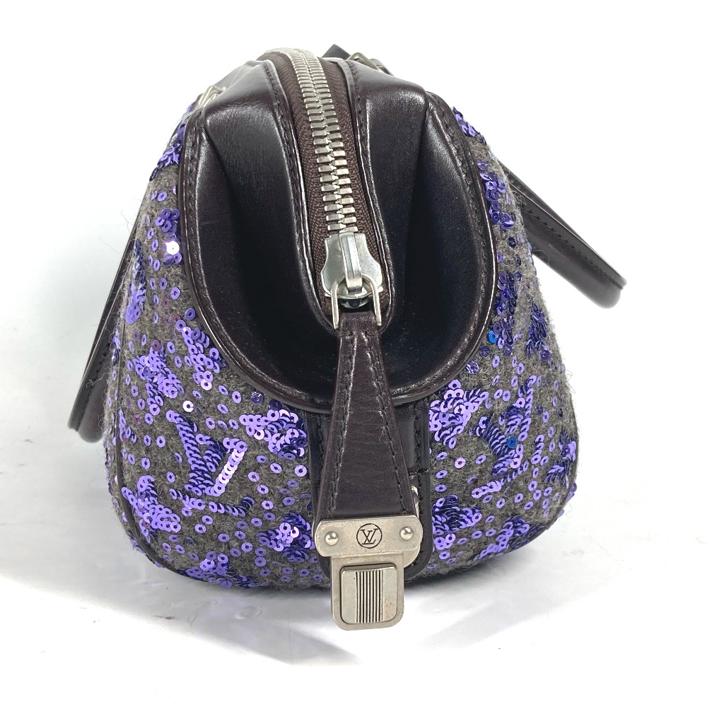 ハンドバッグ M40793 サンシャインエクスプレス カバン スパンコール レザー パープル ハンドバッグ M40793 サンシャインエクスプレス カバン スパンコール レザー パープル