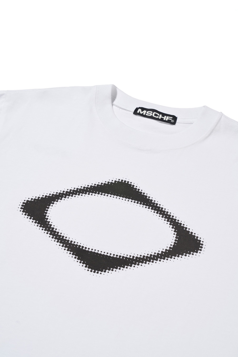 【MISCHIEF】 RHOMBUS BLUR T-SHIRTS BASIC : WHITE