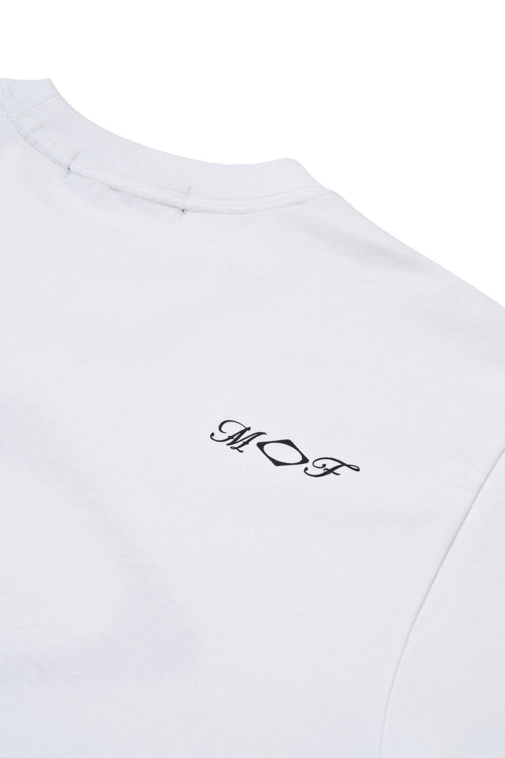 【MISCHIEF】 RHOMBUS BLUR T-SHIRTS BASIC : WHITE