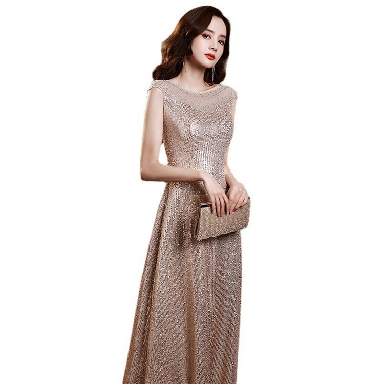 キラキラドレス スパンコール イブニングドレス ローズゴールド ロングドレス 発表会ドレス キレイめ パーティードレス Aライン 二次会ドレス 結婚式ドレス 大きいサイズ オシャレ XS S M L キラキラドレス スパンコール イブニングドレス ローズゴールド ロングドレス 発表会ドレス キレイめ パーティードレス Aライン 二次会ドレス 結婚式ドレス 大きいサイズ オシャレ XS S M L