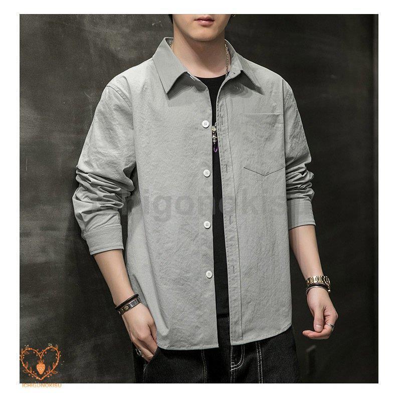 メンズシャツ 長袖おしゃれ 開襟シャツ ボタンダウン トップス カジュアルシャツ 男性ファッション メンズ スタンドカラー ビジネス40代 50代 60代 メンズシャツ 長袖おしゃれ 開襟シャツ ボタンダウン トップス カジュアルシャツ 男性ファッション メンズ スタンドカラー ビジネス40代 50代 60代