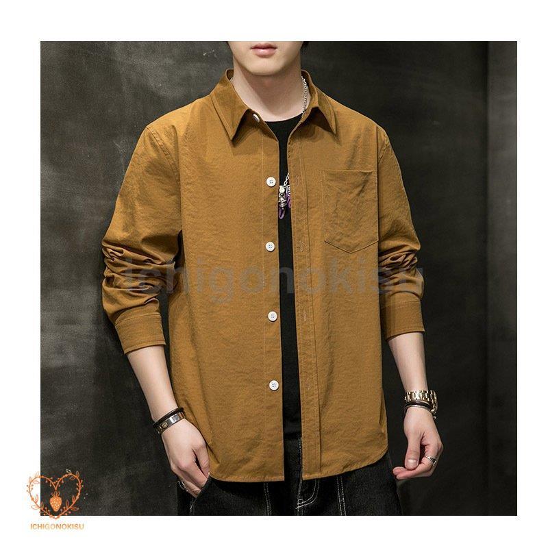 メンズシャツ 長袖おしゃれ 開襟シャツ ボタンダウン トップス カジュアルシャツ 男性ファッション メンズ スタンドカラー ビジネス40代 50代 60代 メンズシャツ 長袖おしゃれ 開襟シャツ ボタンダウン トップス カジュアルシャツ 男性ファッション メンズ スタンドカラー ビジネス40代 50代 60代