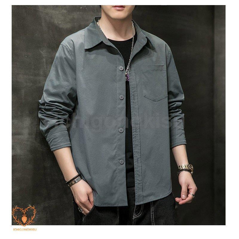 メンズシャツ 長袖おしゃれ 開襟シャツ ボタンダウン トップス カジュアルシャツ 男性ファッション メンズ スタンドカラー ビジネス40代 50代 60代 メンズシャツ 長袖おしゃれ 開襟シャツ ボタンダウン トップス カジュアルシャツ 男性ファッション メンズ スタンドカラー ビジネス40代 50代 60代