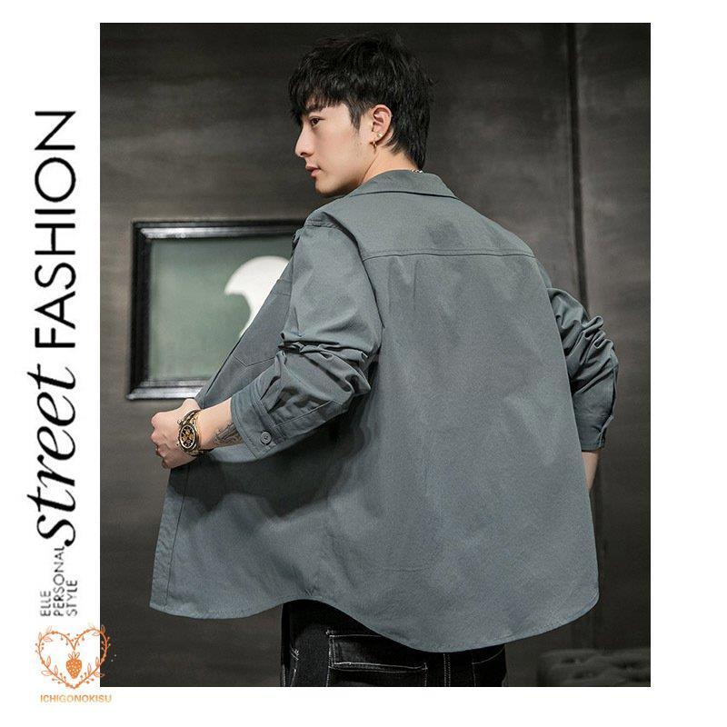 メンズシャツ 長袖おしゃれ 開襟シャツ ボタンダウン トップス カジュアルシャツ 男性ファッション メンズ スタンドカラー ビジネス40代 50代 60代 メンズシャツ 長袖おしゃれ 開襟シャツ ボタンダウン トップス カジュアルシャツ 男性ファッション メンズ スタンドカラー ビジネス40代 50代 60代