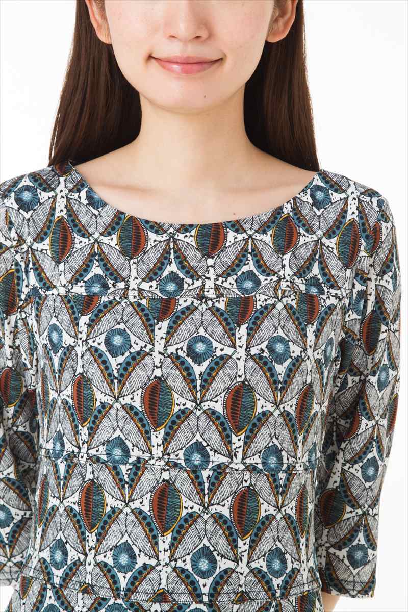 ファス(FAS)ワンピース T2 T3 T4サイズ 大人ワンピース レディース 7分袖 Uネック 膝丈 ワンピース 上品 大きいサイズ Fille A Suivre ファス(FAS)ワンピース T2 T3 T4サイズ 大人ワンピース レディース 7分袖 Uネック 膝丈 ワンピース 上品 大きいサイズ Fille A Suivre